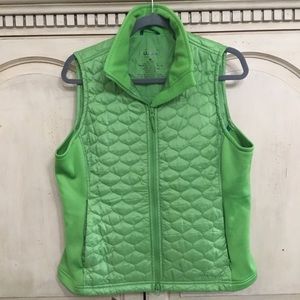 L.L. Bean Women’s Green Thinsulate Lined Lightweight Puffer Vest Size M EUC